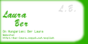 laura ber business card